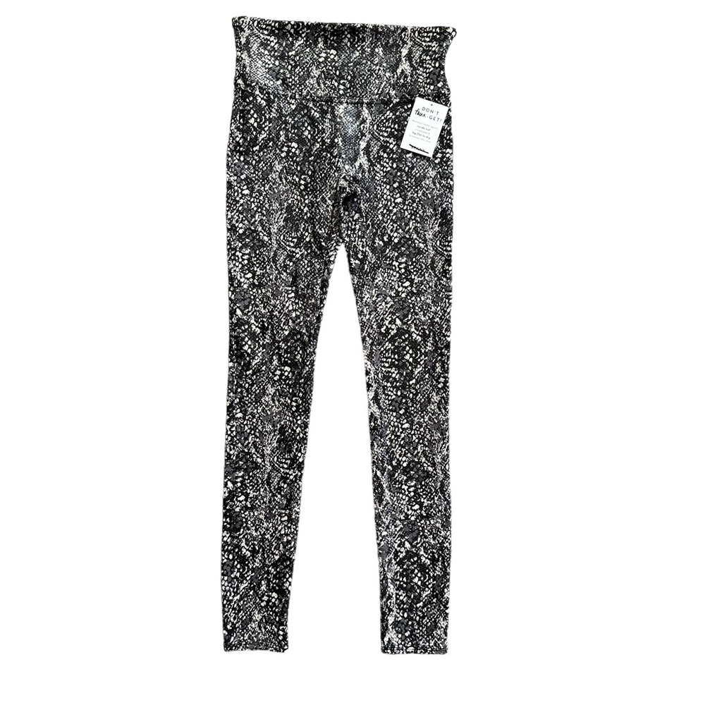 Spanx Faux Leather Snakeskin Leggings